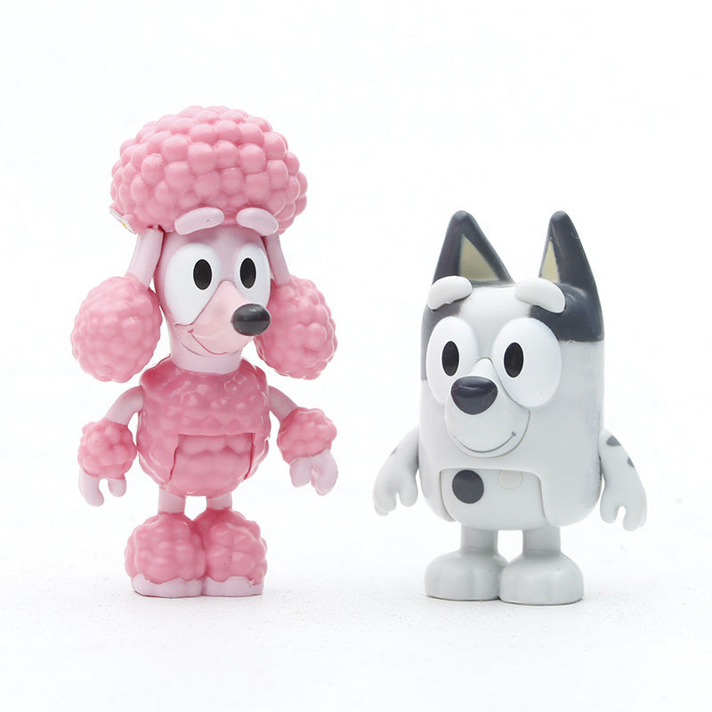 Bruy's Model Handmade Puppy Bingo Joint Movable Ornaments Children's Home Toys