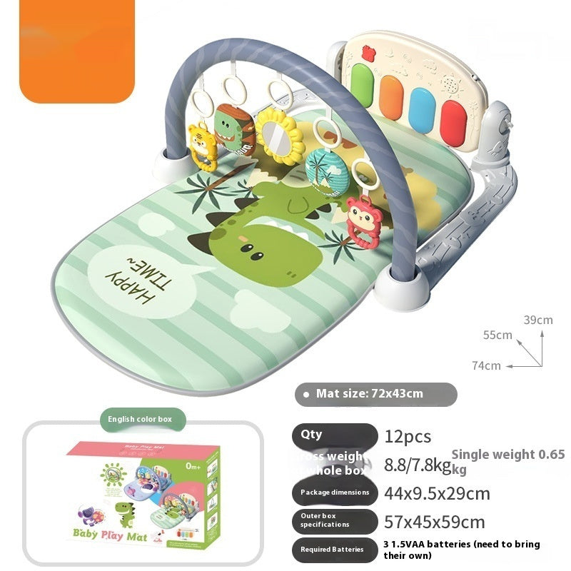 Baby Harmonium Toy Baby Music Fitness Rack Piano Crawling Mat