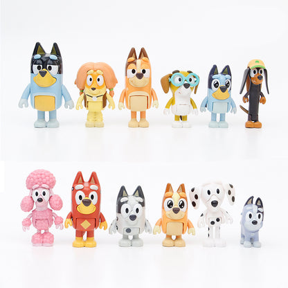 Bruy's Model Handmade Puppy Bingo Joint Movable Ornaments Children's Home Toys