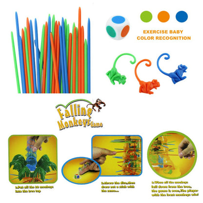 Kids Educational Toys Dump Monkey Falling Monkeys Board Game Family Interaction Board Game Toys Birthday Gifts For Children
