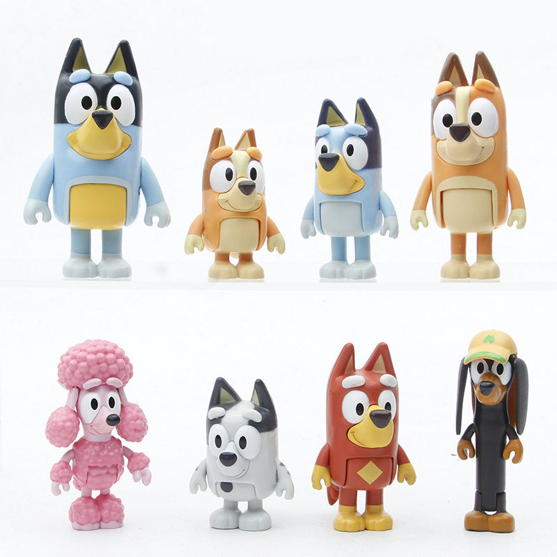 Bruy's Model Handmade Puppy Bingo Joint Movable Ornaments Children's Home Toys