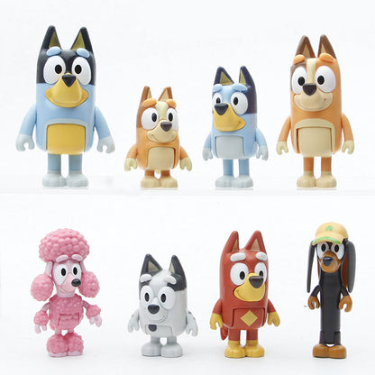 Bruy's Model Handmade Puppy Bingo Joint Movable Ornaments Children's Home Toys