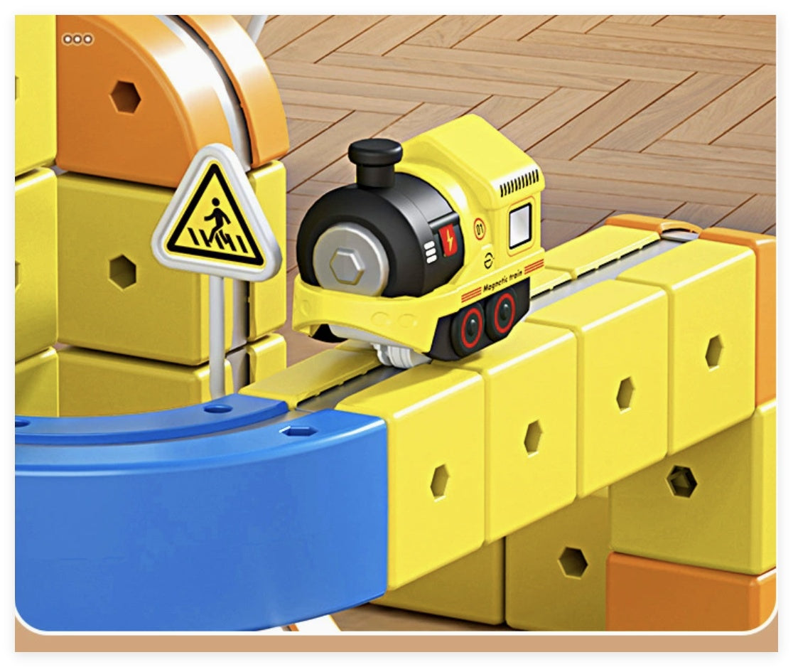 Childrens Electric Magnetic Levitation Track Building Toy