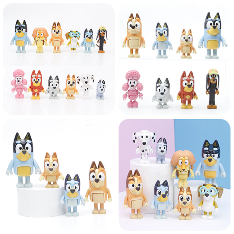 Bruy's Model Handmade Puppy Bingo Joint Movable Ornaments Children's Home Toys