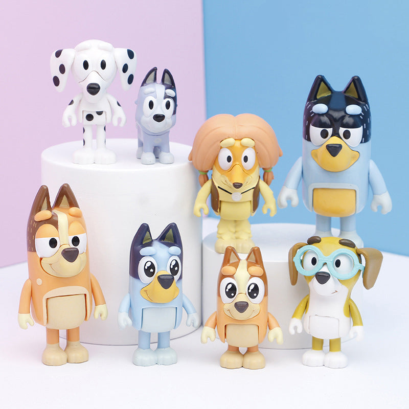 Bruy's Model Handmade Puppy Bingo Joint Movable Ornaments Children's Home Toys